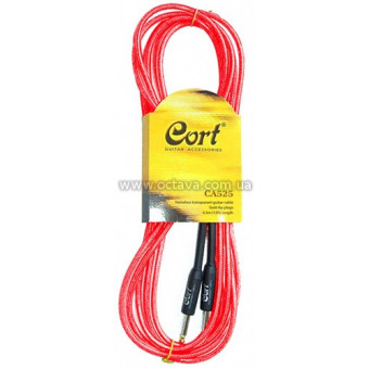Инструментальный кабель Cort CA525 RED