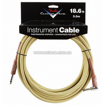 Інструментальний кабель Fender Custom Shop Performance Cable 18,6 Angled TW