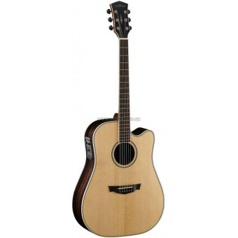 Электроакустическая гитара Cort PW560 Nat w/case