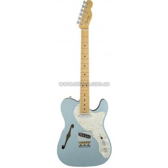 Электрогитара Fender American Elite Telecaster Thinline MN Mystic Ice Blue