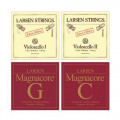 Струни для віолончелі Larsen Soloist (A,C) + Magnacore (G,D) SC334901-02