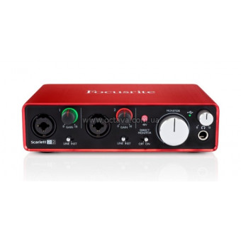 Аудиоинтерфейс Focusrite Scarlett 2I2 New