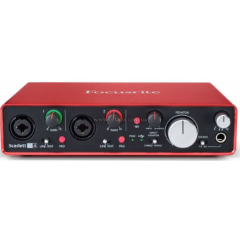 Аудиоинтерфейс Focusrite Scarlett 2I4 New