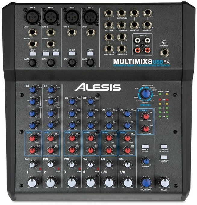 Микшерный пульт Alesis Multimix8 USB FX