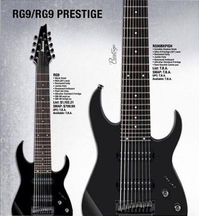 Электрогитара ibanez rg9